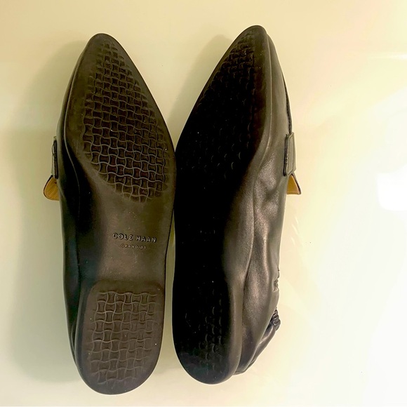 Cole Haan Ground Ambition Black  Leather Everyday Comfy Loafers Size 8 M - Picture 7 of 9